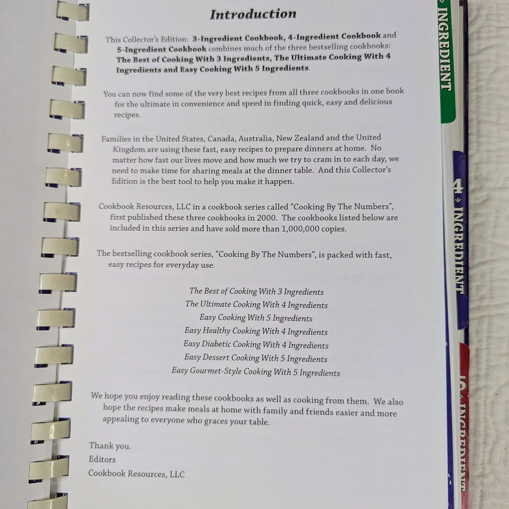 Essential 3-5 Ingredient Cookbook‎ Collection 2005